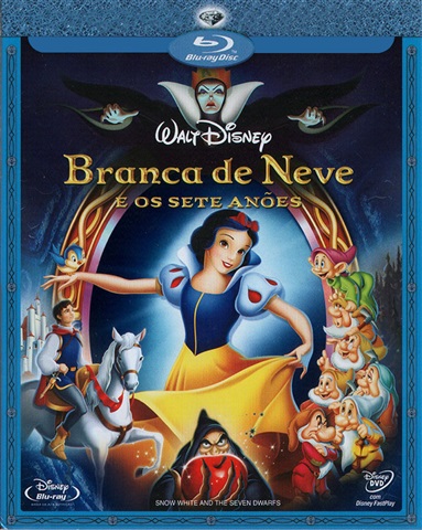  Blu-ray Branca de Neve e Os Sete Anoes [ Snow White and the  Seven Dwarfs ] [ English + Spanish + Portuguese ] : Películas y TV