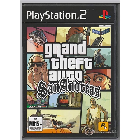 Códigos Grand Theft Auto: San Andreas, GTA: San Andreas - PS2