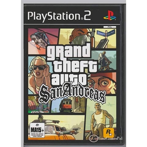 Jogo Gta Grand Theft Auto San Andreas Para Playstaion 2 em