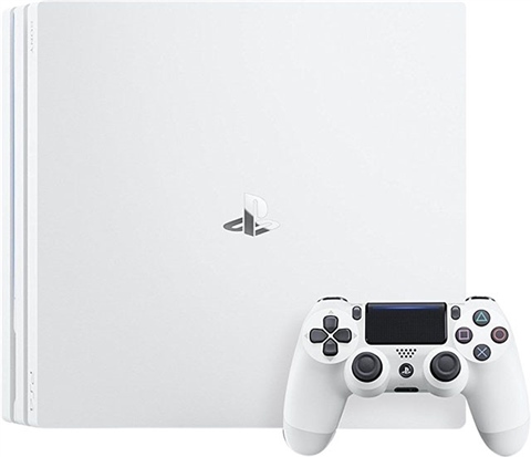 Duas caixas de PS4 pro branco e preto