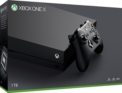 Xbox One X, 1TB, Preto, Caixa